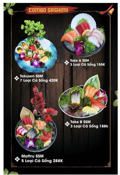 Combo sashimi