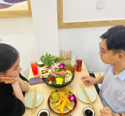 ăn sushi giá rẻ quận 12
